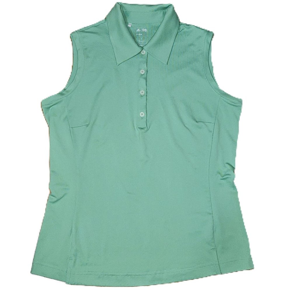 Adidas Women's ClimaLite Sleeveless Polo Size M Golf ⛳️